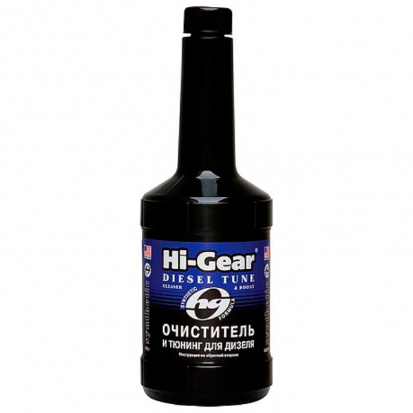 HI-GEAR - Синтетический очиститель форсунок и тюнинг для дизеля, 470мл / HG3444